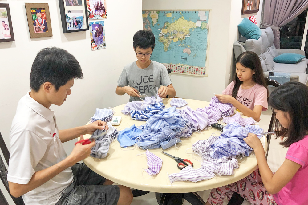 Coming Together to Make Face Masks for Migrant Workers