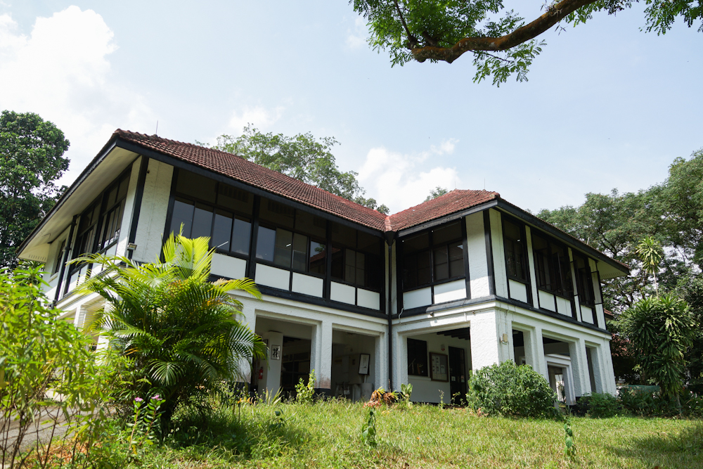 Unlike other typical student care centres, a rustic two-storey building surrounded by lush greenery is home to Tzu Chi Great Love Student Care Centre. (Photo by Chan May Ching)